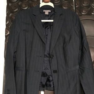 Ann Taylor Pinstriped Blazer